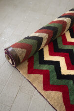 Contemporary Qashqai Moji Gabbeh Runner 258*109CM - Image 3