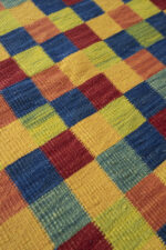 New Weave Bijar Fine Checkered Alvan Kilim Runner 171*76CM - Image 4