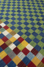 New Weave Bijar Fine Checkered Alvan Kilim 308*199CM - Image 3