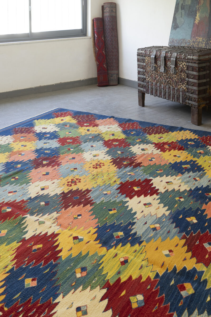 New Weave Fine Khalaj Flower Kilim 323*253Cm - Image 2
