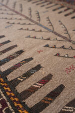 Quchan Fine Kurmanj Sofreh Persian Kilim Runner 191*96CM - Image 3