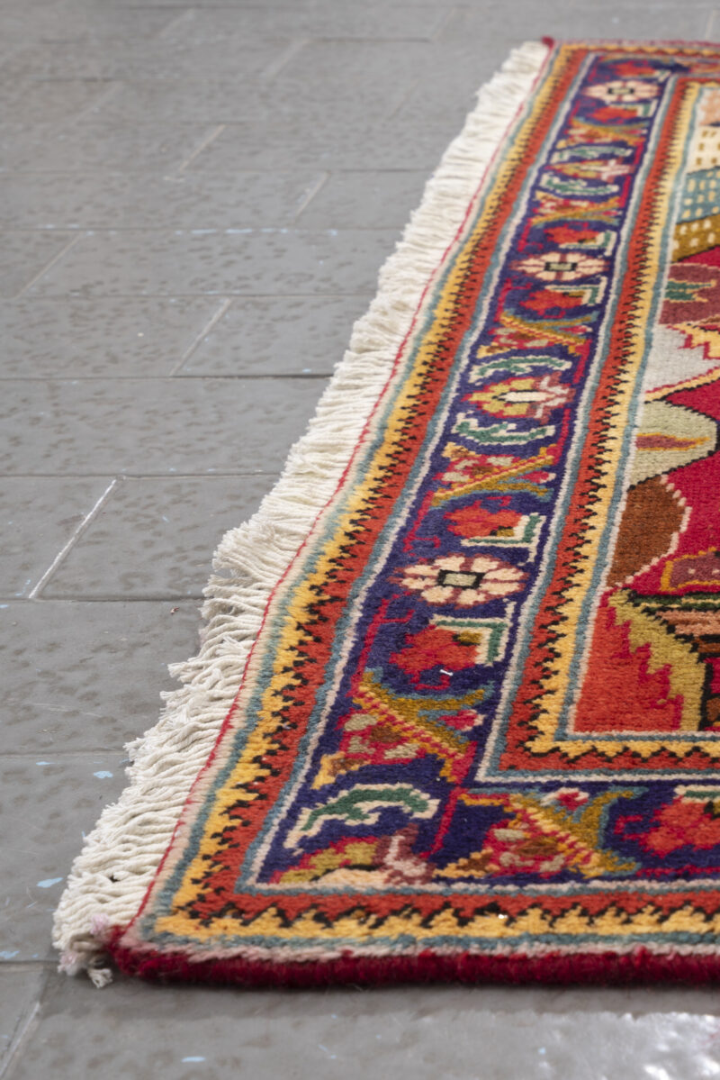 Vintage Tabriz Shekargah Carpet - Image 3