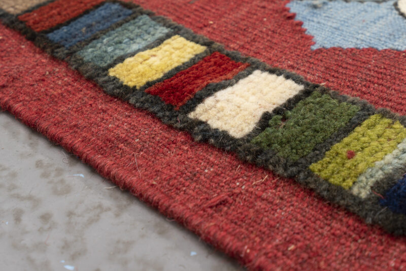 Vintage Qashqai Landscape Gabbeh/Kilim - Image 4