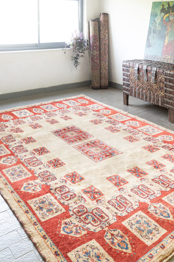 RCA488 Contemporary Afshar Persian Rug 3