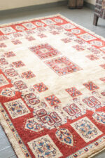 RCA488 Contemporary Afshar Persian Rug 4