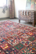 RCA491 Bakhtiari Kheshti Garden Design Carpet 10