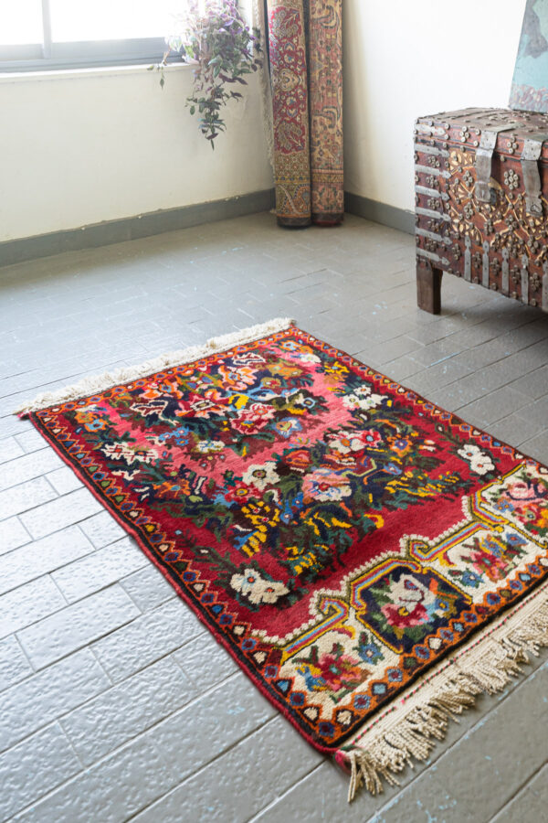 RCA492  Bakhtiari Faradonbeh Golfarang Vagireh Sampler Rug 2