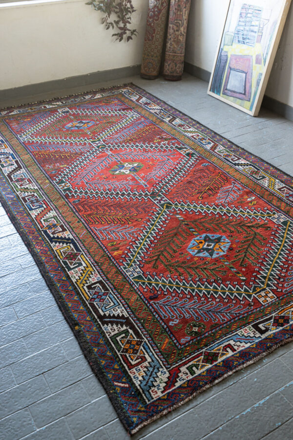 RCA503 Antique Khamseh Shekarlou South Persian Rug 8