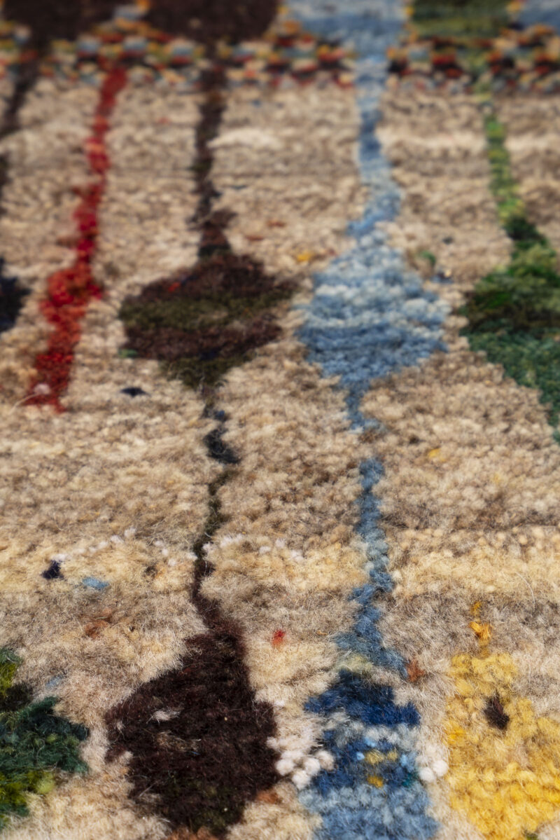 Vintage Qashqai Field Gabbeh 1.3Sqm - Image 4