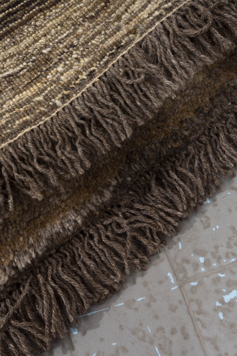 Vintage Qashqai Self Dye Lion And The Sun Gabbeh - Image 4