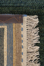 Vintage Qashqai Green fields Gabbeh - Image 7