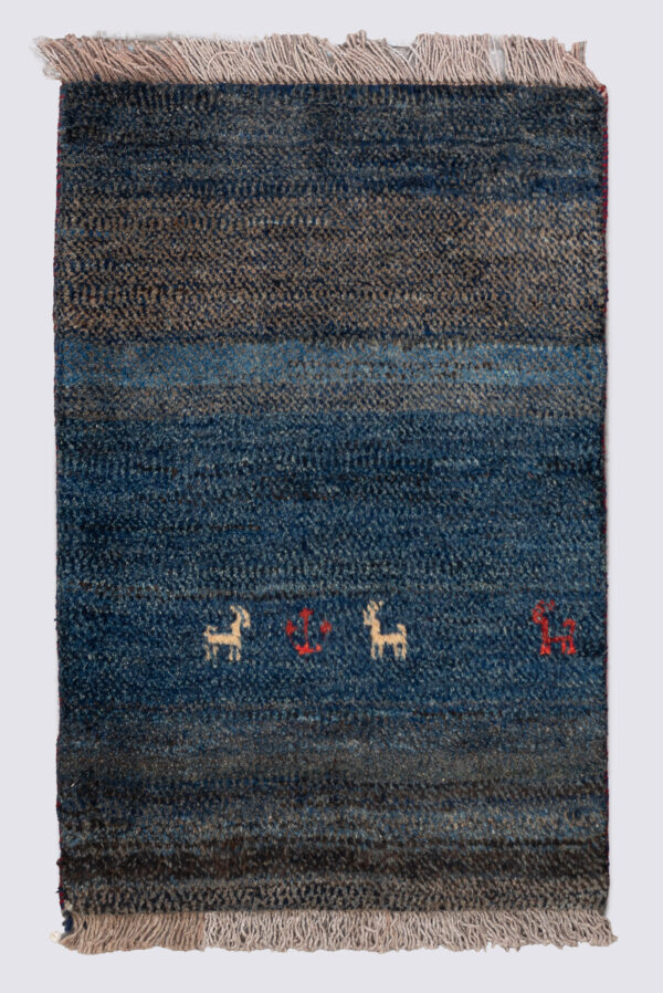Qashqai Abrash Blue Gabbeh 80*53cm