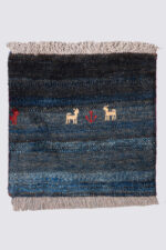 Qashqai Abrash Blue Gabbeh 54*53CM