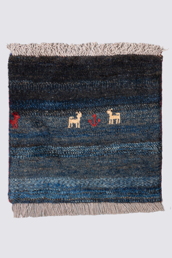 Qashqai Abrash Blue Gabbeh 54*53CM