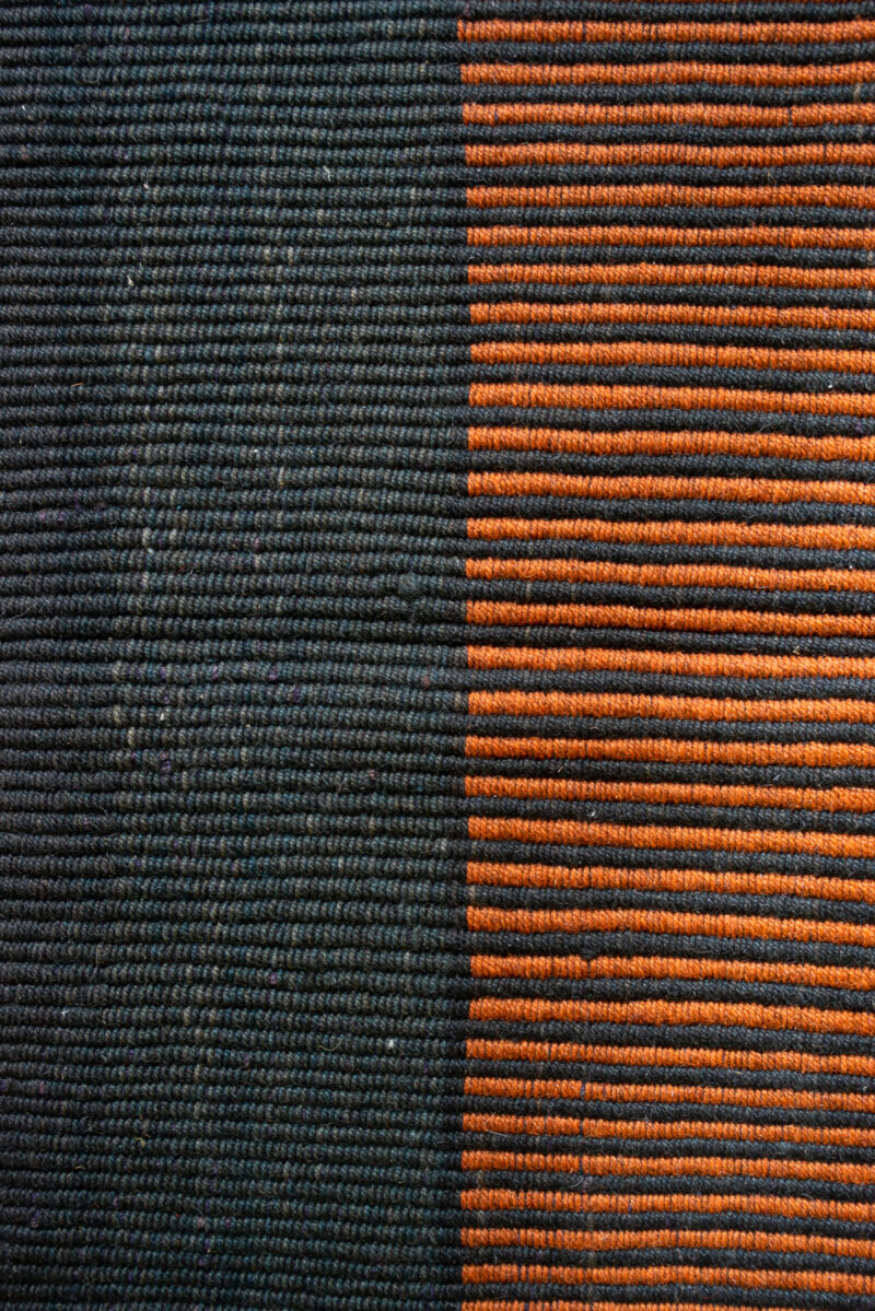 Rj012 Contemporary Mazandaran Minimalist Ikat Design Kilim 3