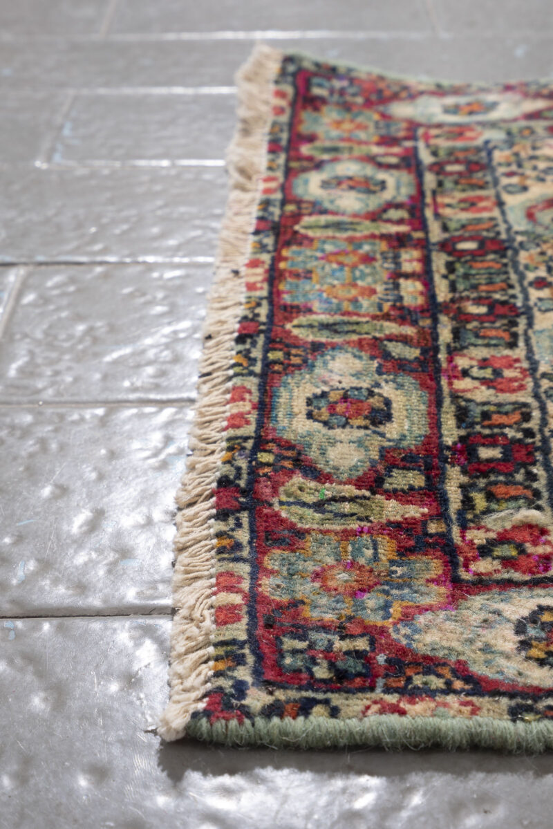 Antique Fine Boteh Aqta Carpet 63*46Cm - Image 4