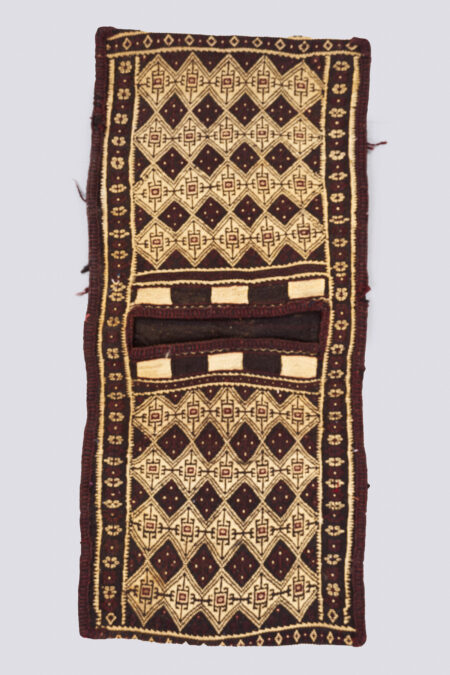 Antique Afshar Goats hair Saddle Bag