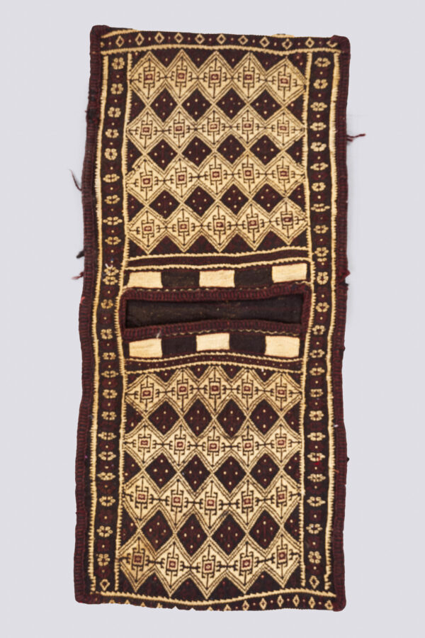 Antique Afshar Goats hair Saddle Bag