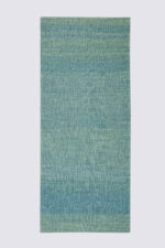 Mazandaran Minimalist Blue Field Kilim Runner