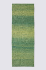Mazandaran Minimalist Green Field Kilim Runner