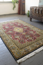 Semi Antique Qom Fine Khooshei Carpet 210*136 - Image 2