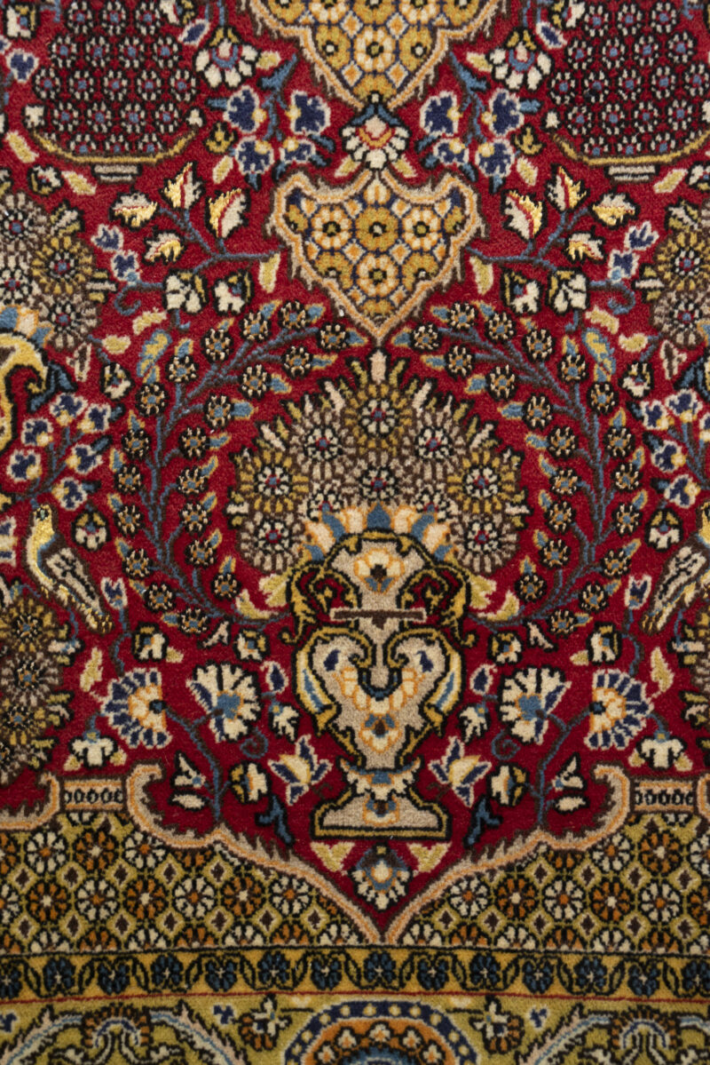 Semi Antique Qom Fine Khooshei Carpet 210*136 - Image 5