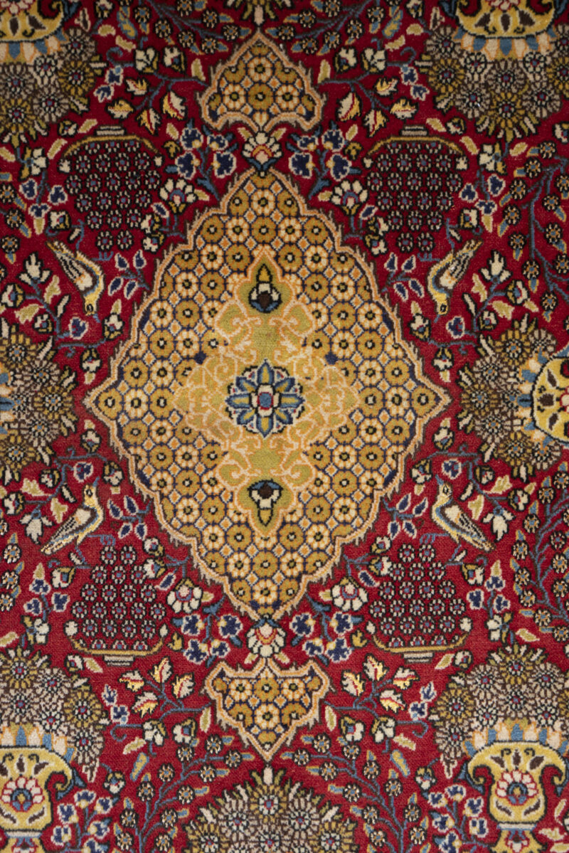 Semi Antique Qom Fine Khooshei Carpet 210*136 - Image 4