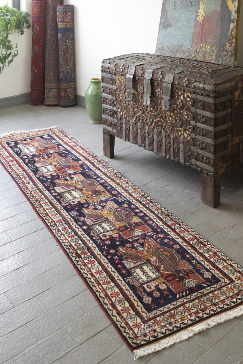 Afshar Moosa Khani Carpet Runner 236*64Cm - Image 3