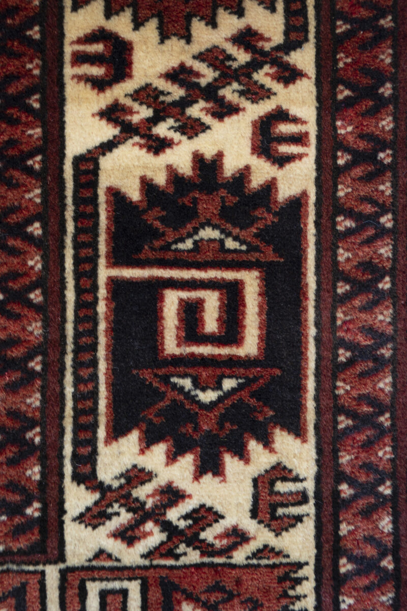 Torkaman Yamut Fine Carpet 152*105 - Image 5