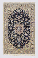 fine Nain medallion rug