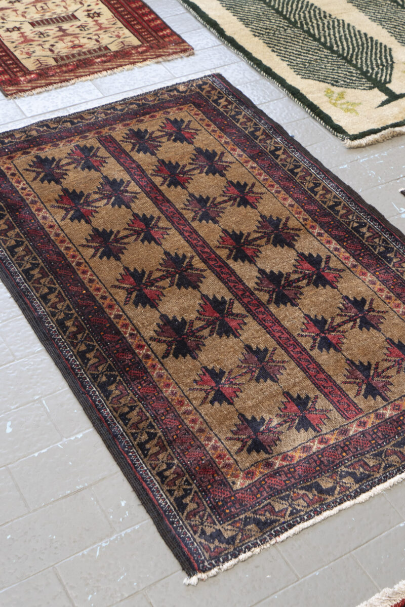 Brown Baluch Khorasan Persian Rug 125*80Cm - Image 2