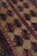 Brown Baluch Khorasan Persian Rug 125*80CM - Image 3