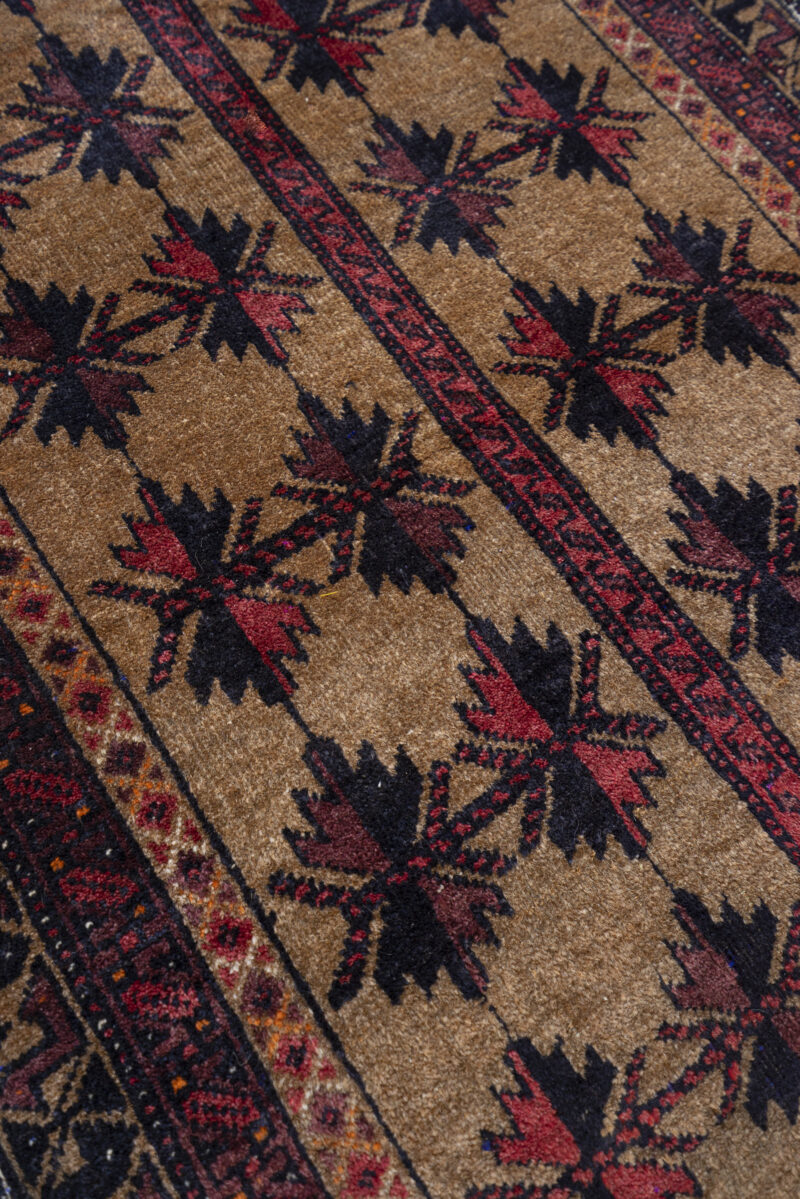 Brown Baluch Khorasan Persian Rug 125*80Cm - Image 3