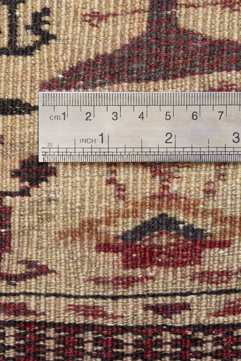 Antique Fine Torkaman Poshti Carpet 77*54CM - Image 4