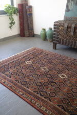 Semi Antique Afshar Bandi Carpet 202*154CM - Image 2