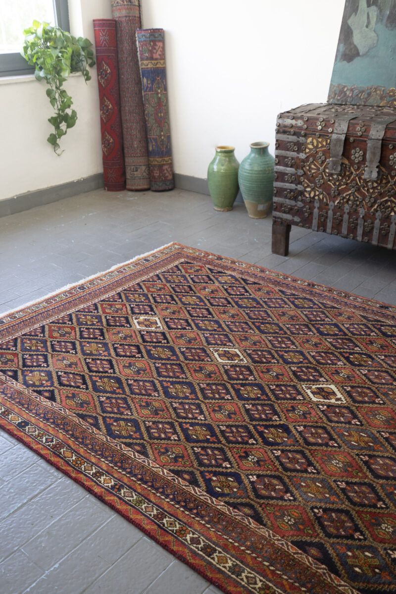 Semi Antique Afshar Bandi Carpet 202*154Cm - Image 2