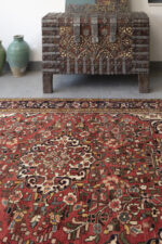 Semi Antique Hamadan Bocharlu Fine Lachak Toranj 211*150CM - Image 3