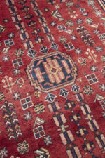 Antique Afshar Shahr e Babak Fine Yek Kale Carpet 225*164CM - Image 4