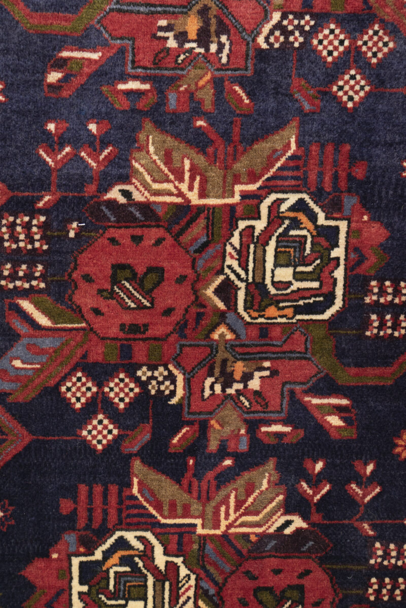 Semi Antique Afshar Moosa Khani  Carpet  Runner  116*65Cm - Image 3