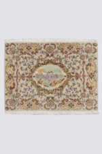 Fine Tabriz Swans Carpet 92*70CM