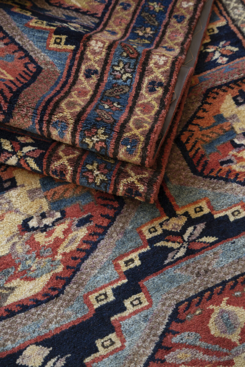 Antique Zanjan Golfarang Carpet Runner 496*110Cm - Image 6