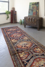 Antique Zanjan GolFarang Carpet Runner 496*110CM - Image 3