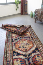 Antique Zanjan GolFarang Carpet Runner 496*110CM - Image 4