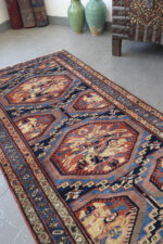 Antique Zanjan GolFarang Carpet Runner 496*110CM - Image 2
