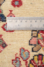 Abadeh Poshti Persian Rug – Ivory Ground Floral Medallion, c. 1960s–1980s 102*63CM - Image 5