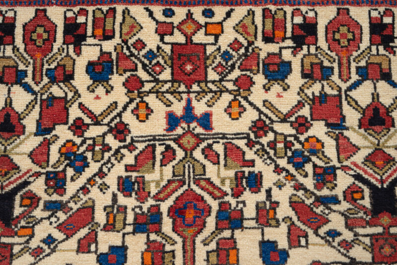 Semi Antique Afshar Vases Persian Rug 86*47CM - Image 3