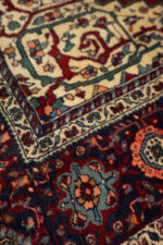 Semi Antique Fine Bidganeh Zanjan Ornak (Carpet Sampler) 124*77CM - Image 6