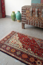 Semi Antique Fine Bidganeh Zanjan Ornak (Carpet Sampler) 124*77CM - Image 3