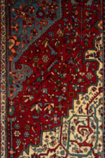 Semi Antique Fine Bidganeh Zanjan Ornak (Carpet Sampler) 124*77CM - Image 5