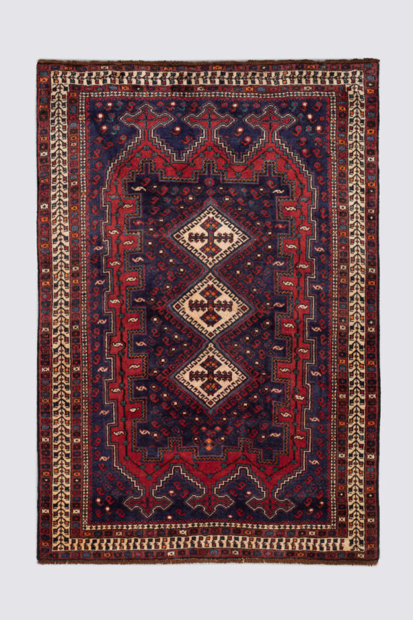 Antique Afshar SeKale Carpet  Baft Region c. 1910–1930 158*108CM